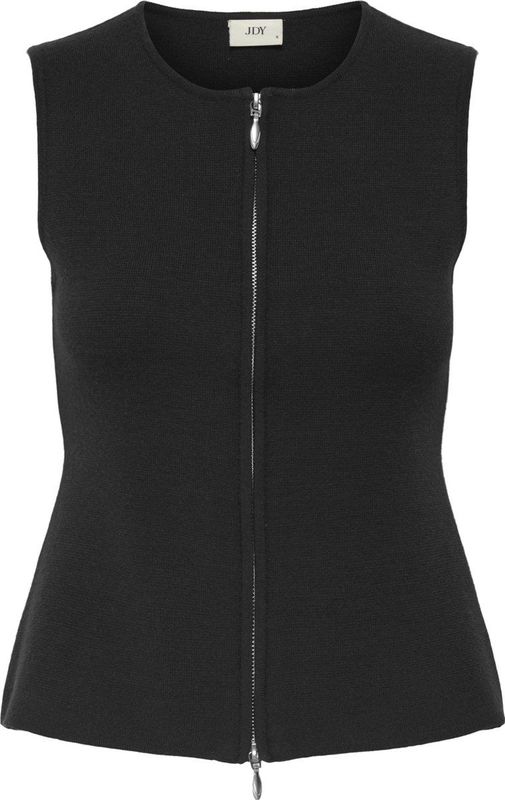 JDY - JDYRILEY - Gilet - Dames - Mouwloos - O-hals - Ritssluiting