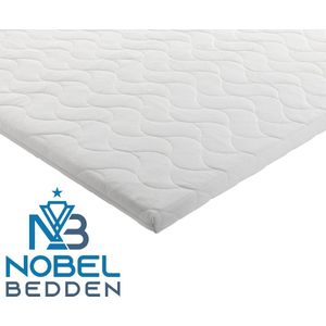 Topmatras - 200x200 - Topper Matras HR Koudschuim - Hybride - Topdekmatras - 9cm - Afritsbaar Wasbaar Tijk - 4 Seizoens Topper Hotel XXXL - Anti Bacterieel