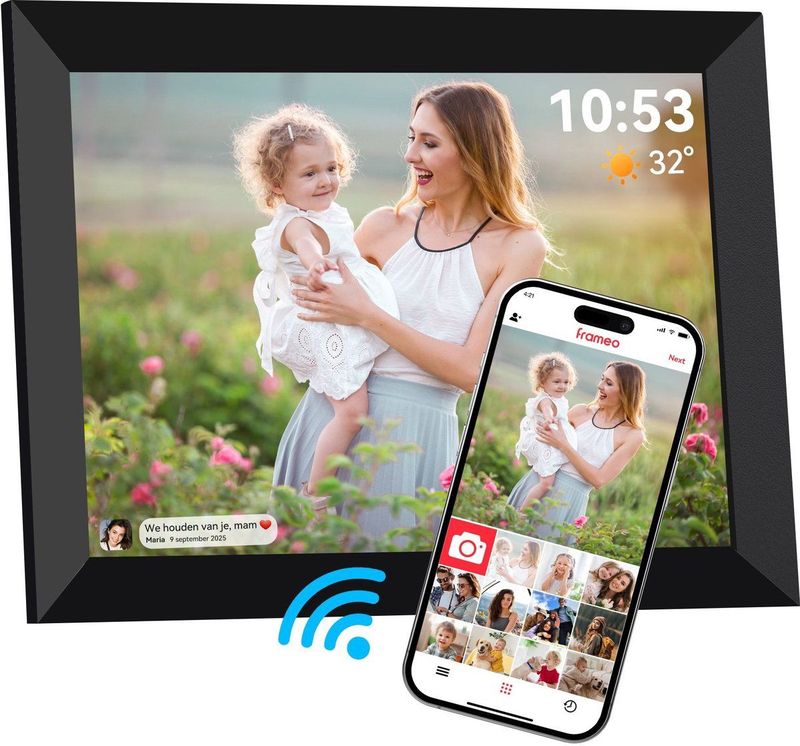Siltcon - Digitale Fotolijst - 10.1 Inch - HD Display - 16GB Opslag - WiFi