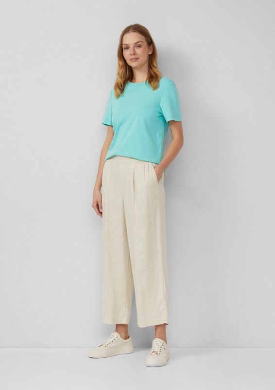 s.Oliver - Culottes - Hoog Uitgesneden - Linnenmix
