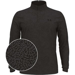Under Armor Heren Playoff Printed 1/4 Zip Black Castlerock