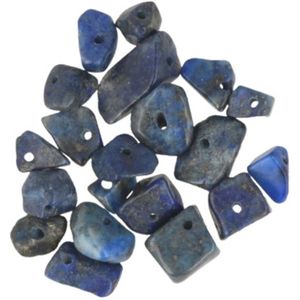 Kralen Lapis Lazuli split - 20 st.