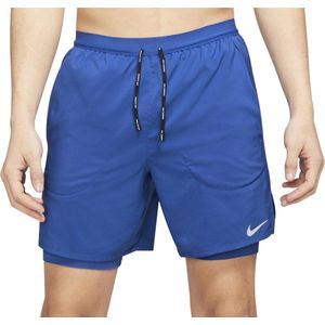 Nike Stride Sportbroek - Maat S - Mannen - blauw - zwart