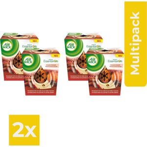 Geurkaars - Air Wick - Appel en kaneel - Duopack - 2*105gr - Kaarsen - Voordeelverpakking 2 stuks