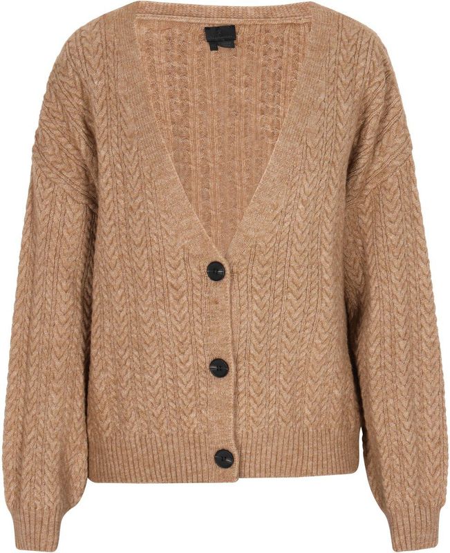 DreiMaster - Klassik - Gebreid Vest - Lichtbeige