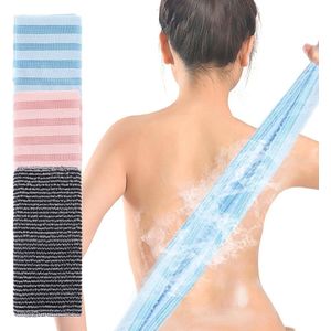 Allecto plus - Exfoliërende Wasdoekjes Set voor Lichaamsscrub - Japanse Koreaanse Dode Huidscrub Handdoeken - Douche Loofah Sponzen - 3 Stuks