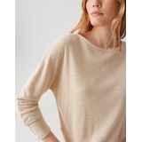 Opus - Top - Bruin - Lange Mouw