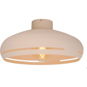 Chericoni Striscia Plafondlamp - 1 lichts - Ø45cm - Cream - IJzer, Metaal - Wandschakelaar - Italiaans Design - Nederlandse Fabrikant