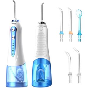 Draadloze Monddouche met 5 Opzetstukken en 5 Reinigingsmodi - Waterflosser IPX7