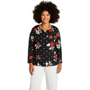 Korte gebloemde tuniek