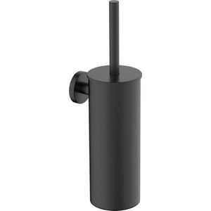 Saqu Nemo toiletborstel met houder 9,2x12x35,2cm mat zwart