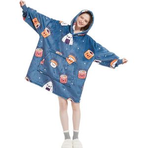 JGS ® Comfortabele Oversized Hoodie Deken Sweatshirt voor Volwassenen en Tieners, Super Zacht en Multifunctioneel