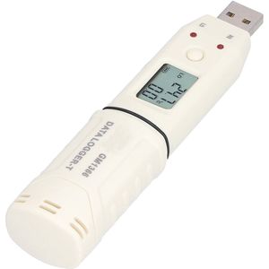 Geschikt voor Digitale temperatuur- en vochtigheidsrecorder, USB, slimme LED, vochtigheidslogger voor binnenomgeving (batterij niet inbegrepen)