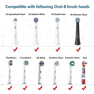 Beschermkappen voor elektrische tandenborstelkoppen - 6 Stuks in Meerkleurig (Blauw, Roze, Doorzichtig)