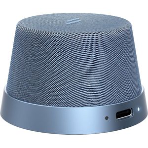 NÖRDIC Magnetische Luidspreker - Bluetooth 5.3 - 3W - TWS Stereo - Geschikt voor Tablet & Smartphone - Blauw