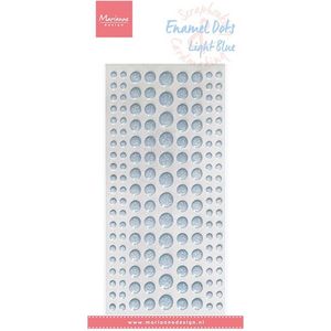 Marianne Design • Enamel dots Light Blue glitter