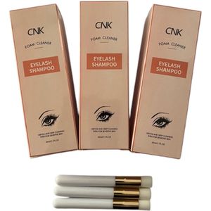 3X Foam Lash – 60ml - + 3X gratis reinigingsborstel - Foam cleanser - Lash foam shampoo - Olievrij- wimper shampoo - lash soap - cleanser for eyelashes - wimper schuim - wimper reiniging - make up remover - Lash shampoo - Wimper shampoo