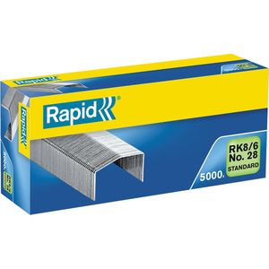 Rapid Standard Nietjes RK8/6mm - 5000 stuks - Gegalvaniseerd