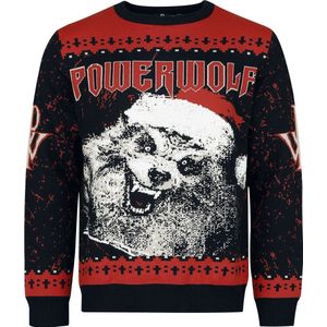 Powerwolf Holiday Sweater Heren Christmas jumper - meerkleurig - L