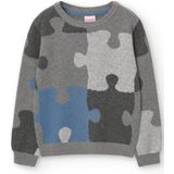 Boboli - Gebreide Trui - Grijs - 6 Jaar - Jongens