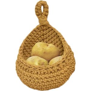 Hangmand fruitmand - keuken groentemand plantenmand - decoratieve hangmand voor hangende opslag