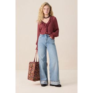 Sissy-Boy - High Waist Wide Leg Jeans - Lichtblauw