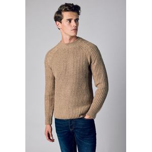 Hensen Pullover - Slim Fit - Bruin - XL