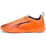 PUMA - Ultra 6 Play - Zaalvoetbalschoenen - Oranje Zwart Zilver
