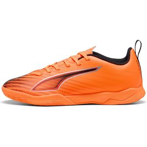 PUMA - Ultra 6 Play - Zaalvoetbalschoenen - Oranje Zwart Zilver
