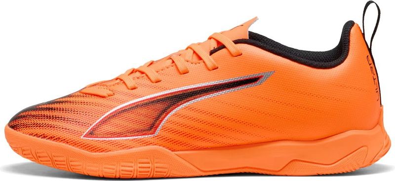 PUMA - Ultra 6 Play - Zaalvoetbalschoenen - Oranje Zwart Zilver
