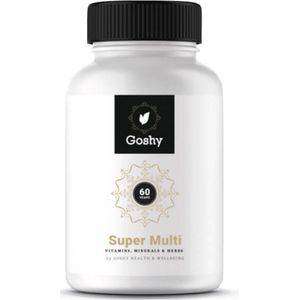 Goshy - Super Multi - Vitaminen & Mineralen - Tegen vermoeidheid - Vegetarische - 60 Veggi caps - Voedingsupplement