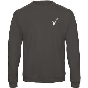 Security Sweater met Officieel Reflecterend Beveiliging Logo - 100% Katoen - Maat XL - Anthraciet
