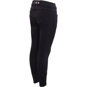 La Valencio Paardrijbroek La Valencio Lvwilhelmina Full Grip Kids Grijs - 140