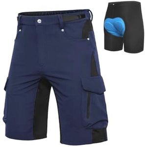 Ademende Sneldrogende MTB-broek voor Heren - Baggy Fietsbroek met Verstelbare Sluiten - Lichtgewicht en Comfortabel