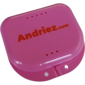 Beugelbakje - Roze - Gebitsbakje Beugeldoosje - Prothese Bakje - Gebittenbakje - Andriez