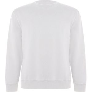 Witte unisex Eco sweater Batian merk Roly maat 2XL