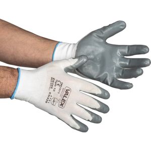 Valex - Werkhandschoenen polyester gecoat nitril maat 10 - 1961073