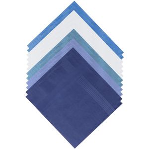 Ibenzoa® Traditionele herenzakdoeken set van 12 stuks met klassiek design en hoge kwaliteit