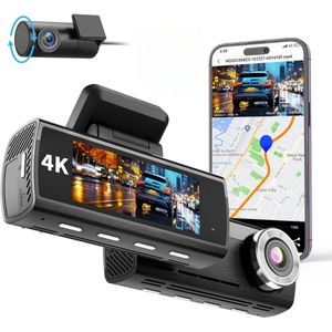 Dashcam - Daschcams - Auto - Camera - Vooruit - Achteruit - Video - Autobeveiliging - Parkeerbeveiliging - Recording - Dag en Nacht - Schadepreventie