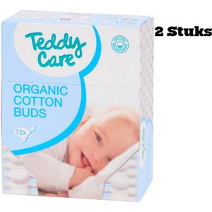 2 x VerpakkingTeddy Care wattenstaafjes - 144 stuks