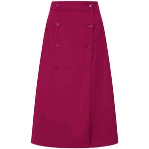 Banned - Hanna Heart Lange rok - L - Roze