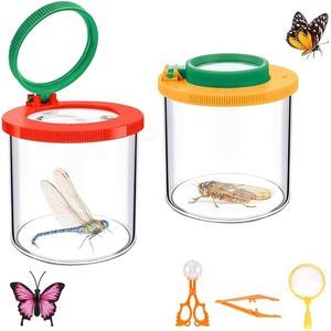 Brenzoos - Vergrootbekerset voor Kinderen - Insecten Observatiebox - Set van 2 - Natuurverkenning