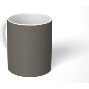 Mok - Koffiemok - Grijs - Kleuren - Effen - Mokken - 350 ML - Beker - Koffiemokken - Theemok