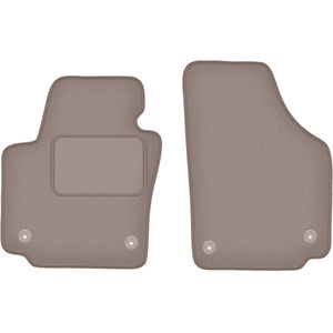 Beige voormatten voor: Seat Altea XL minivan (08.2008-2015)