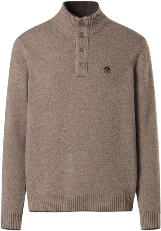 North Sails Knit Half Buttons Sweater Heren - Maat S