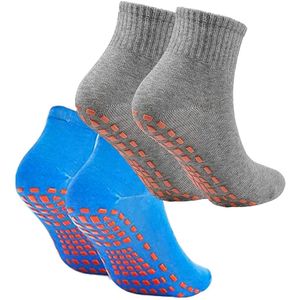 Yoga Socks Men Women 2 Pairs Stopper Socks Non-Slip Barefoot Yoga Socks Non-Slip Pilates Hospital Studs Socks