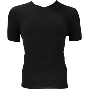 Apollo Heren T-shirt Bamboo Basic V-hals Zwart XL 2 stuks
