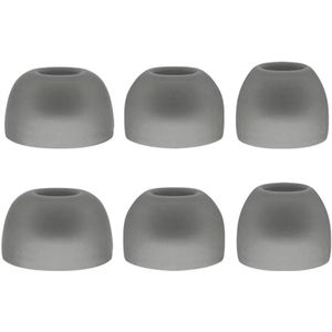 Ibley Siliconen oortips voor JBL Wave Beam & JBL Wave 200 zwart - Siliconen Earplug - S/M/L formaat - 3 paar - 3 maten - JBL Wave Beam oortips - JBL Wave 200 oortips