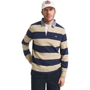 Gant polo lange mouw geel