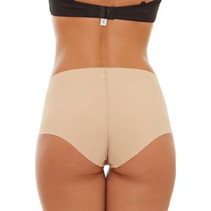 Hoge Taille Naadloos Ondergoed Dames Slips Daniella SALE SALE (24-119) - Ondergoed Dames - Maat M - BEIGE